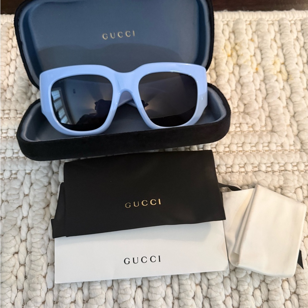Gucci Blue Sunglasses